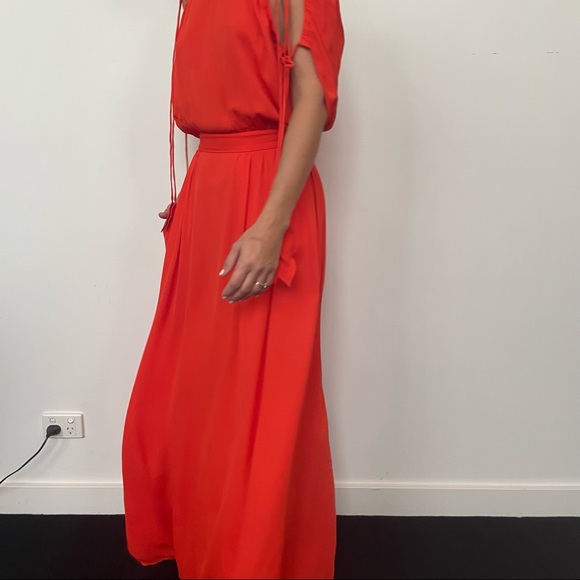 Tory Burch red maxi dress Evalene Dress - Picture 5 of 11